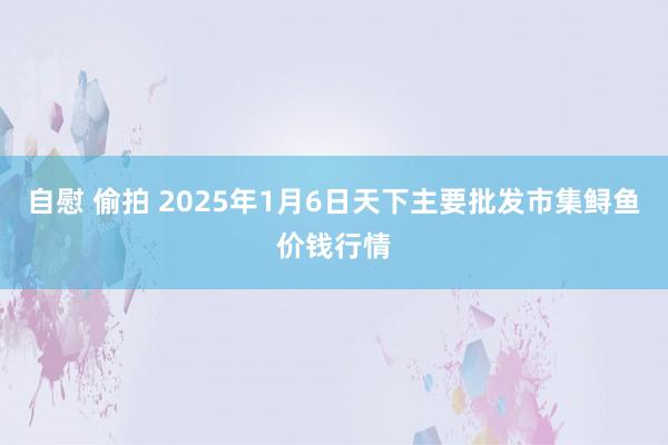 自慰 偷拍 2025年1月6日天下主要批发市集鲟鱼价钱行情